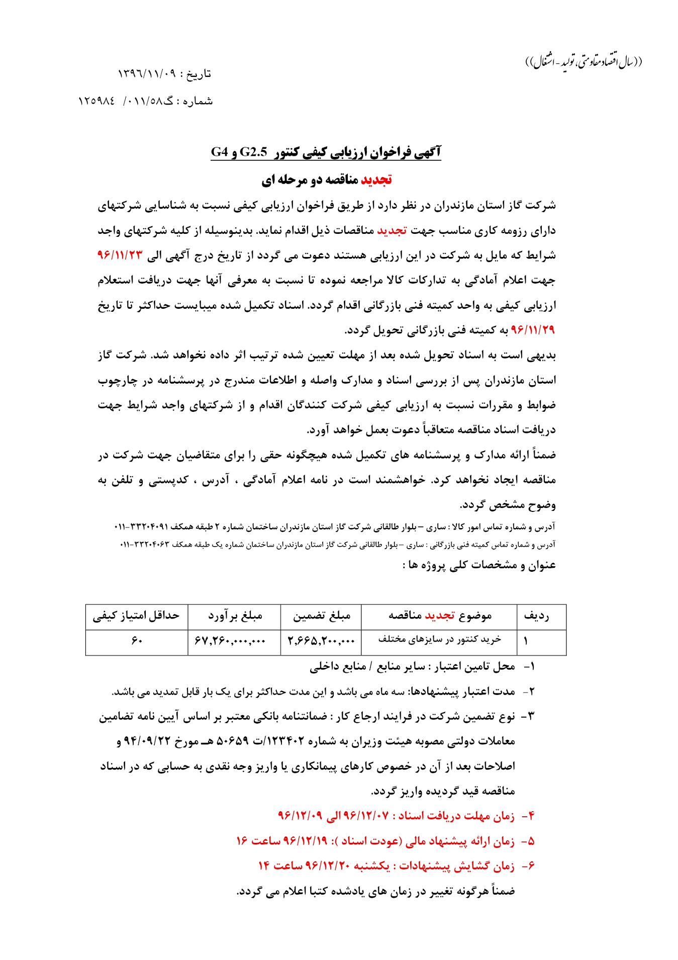 خرید کنتور سایز مختلف