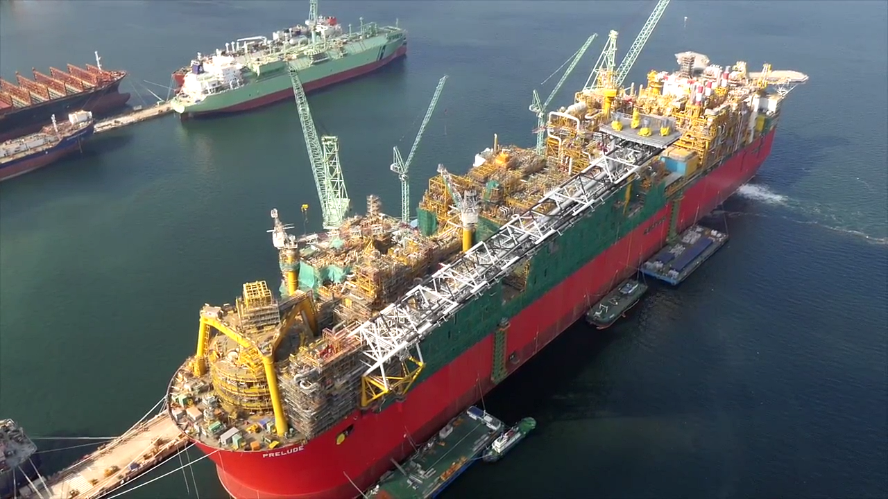 Shell's Floating LNG Plant Taking Shape Shell's Floating LNG Plant Taking Shape